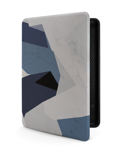 Geometric Camo Blue eBook-Reader Smart Case für Amazon Kindle Paperwhite 5 (2021), Amazon Kindle Paperwhite 5 Signature Edition (2021)