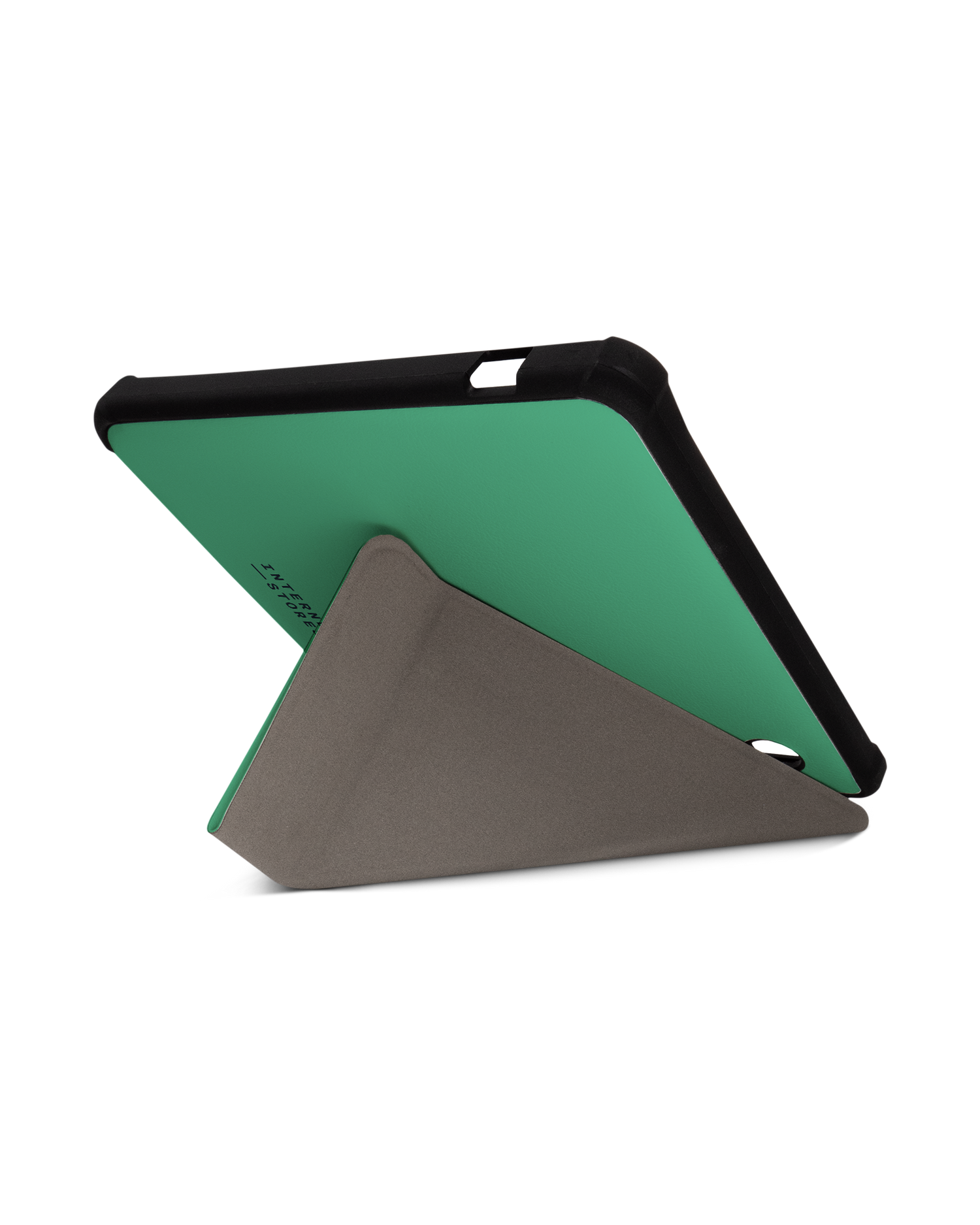 ISG Neon Green eBook-Reader Smart Case für tolino vision 5 (2019): Aufgestellt im Querformat