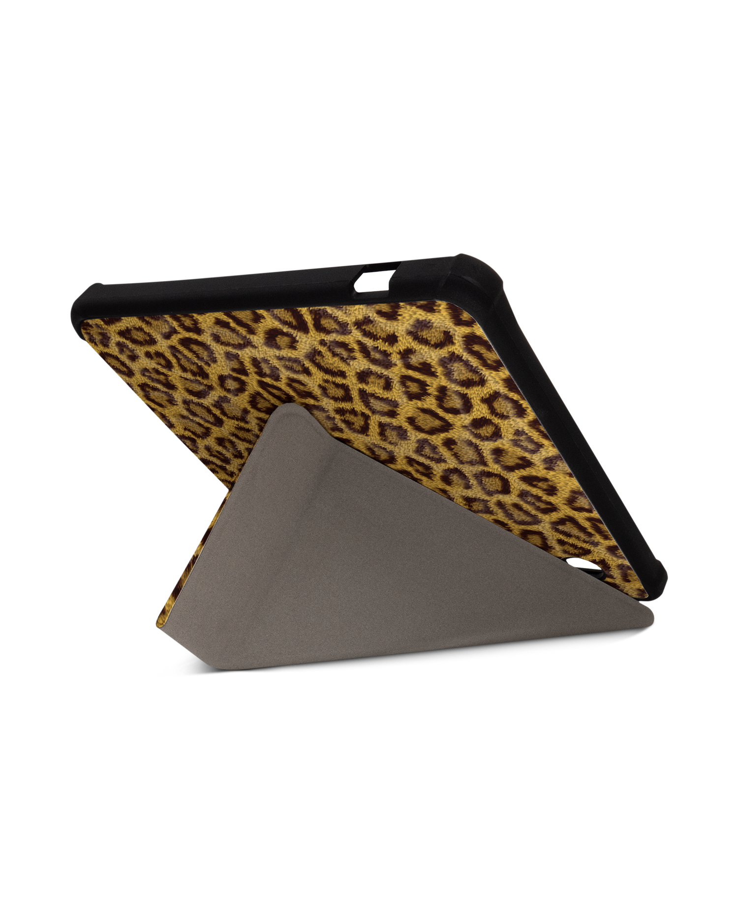 Leopard Skin eBook-Reader Smart Case für tolino vision 5 (2019): Aufgestellt im Querformat