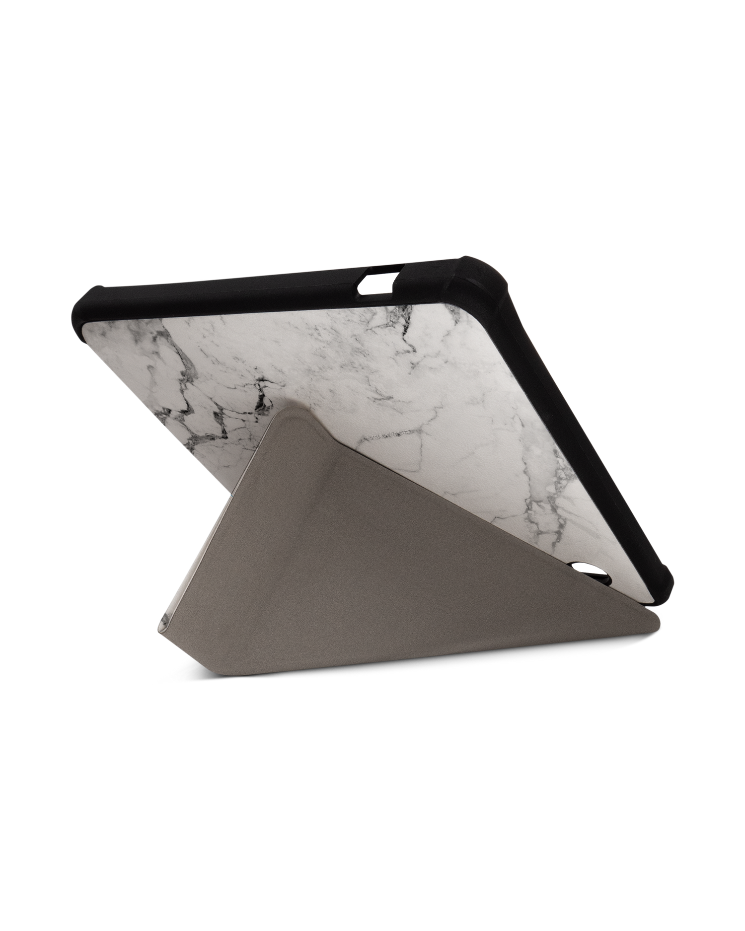 White Marble eBook-Reader Smart Case für tolino vision 5 (2019): Aufgestellt im Querformat