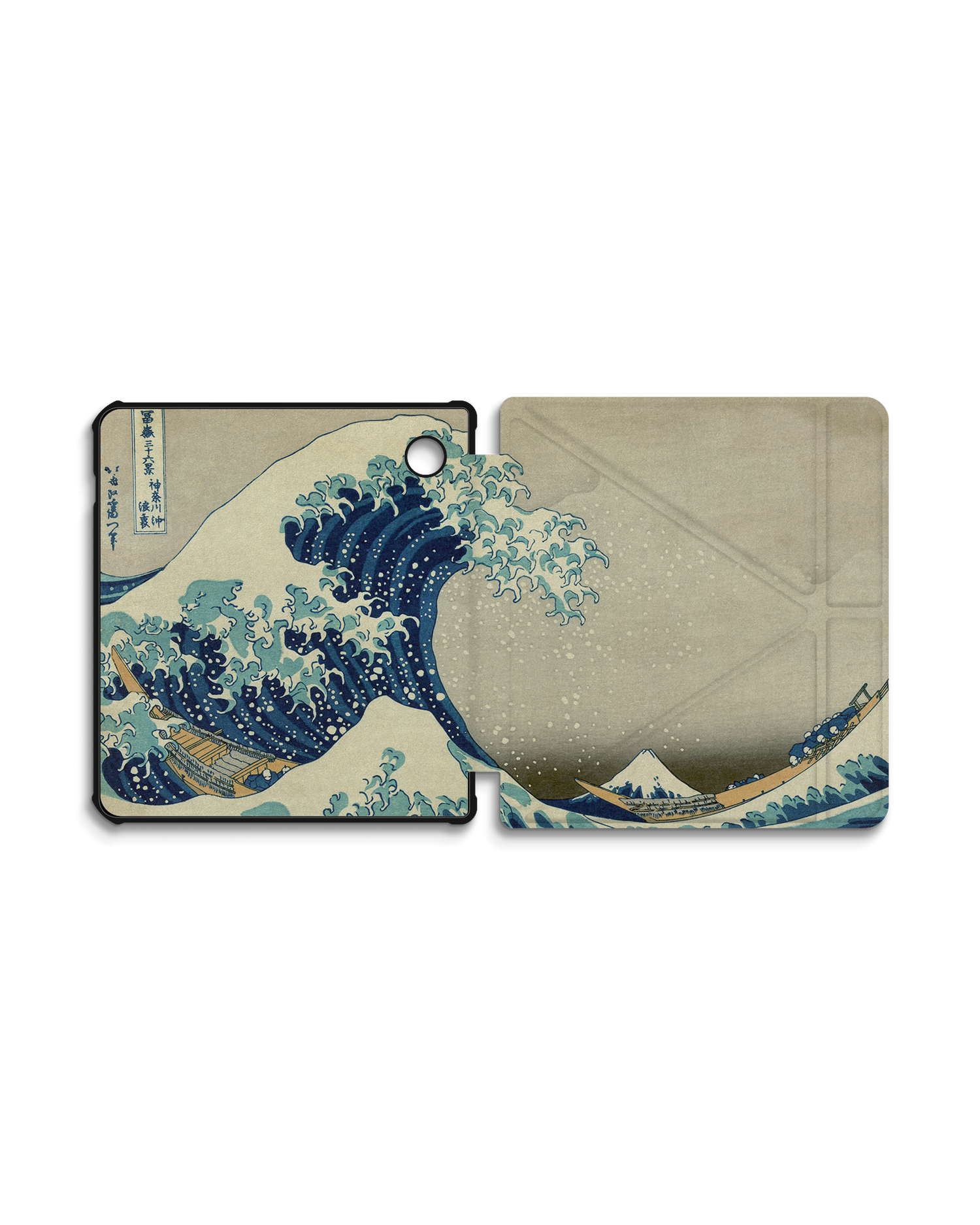 Great Wave Off Kanagawa By Hokusai eBook-Reader Smart Case für tolino vision 5 (2019): Geöffnet Außenansicht