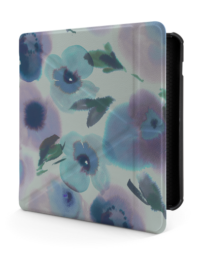 Watercolour Flowers Blue eBook-Reader Smart Case für tolino vision 5 (2019)