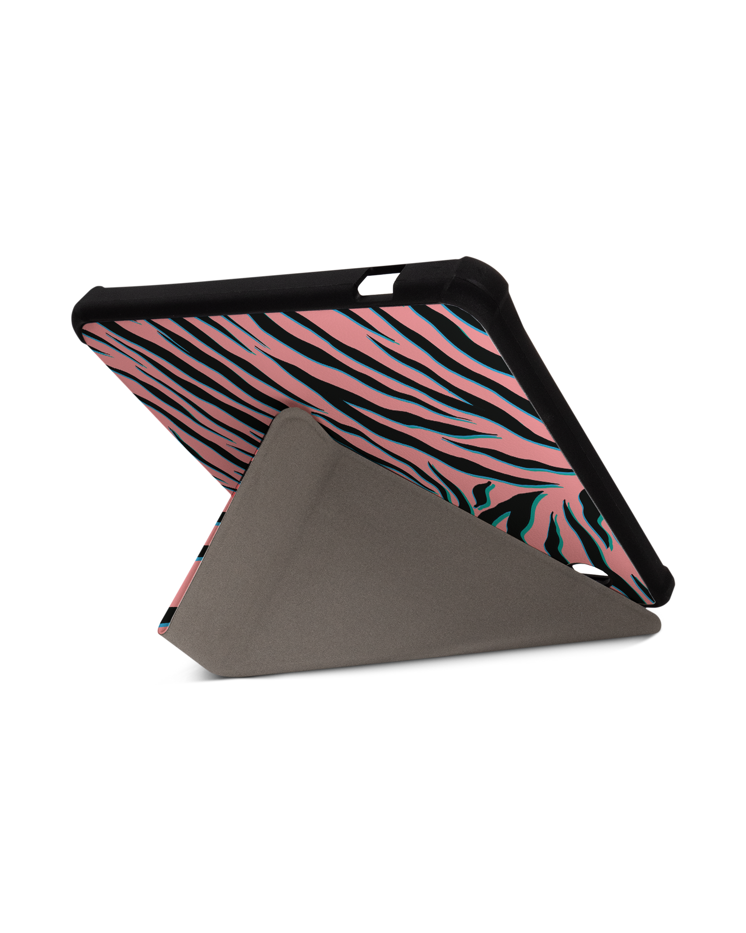 Pink Zebra eBook-Reader Smart Case für tolino vision 5 (2019): Aufgestellt im Querformat