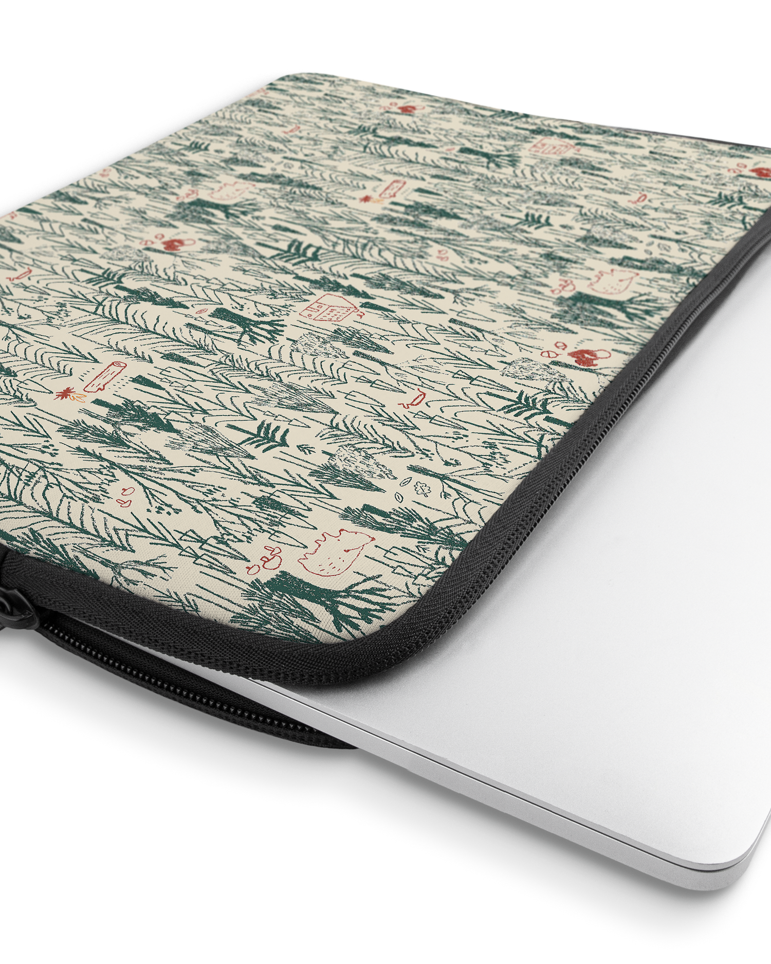 Wonder Forest Laptophülle 13 Zoll mit Gerät im Inneren