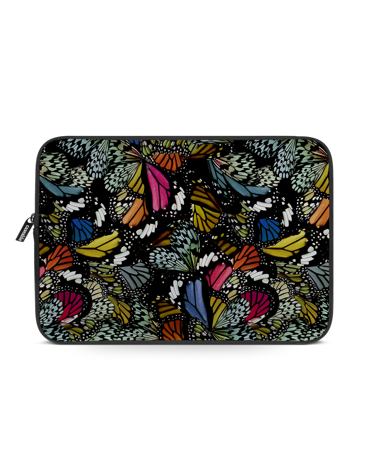Psychedelic Butterflies Laptophülle 14 Zoll: Vorderansicht