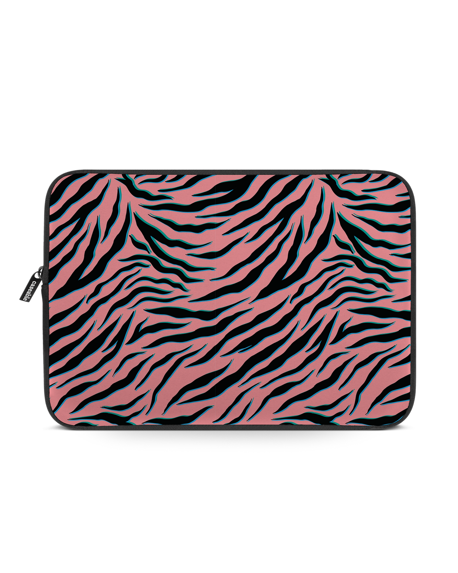 Pink Zebra Laptophülle 14 Zoll: Vorderansicht