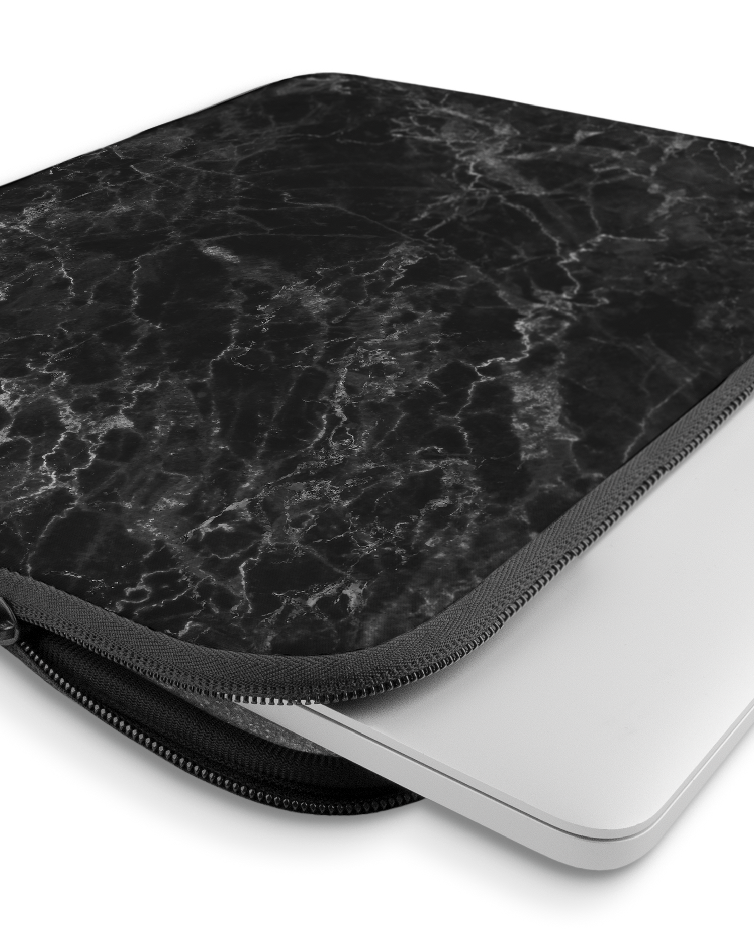 Midnight Marble Laptophülle 15 Zoll mit Gerät im Inneren
