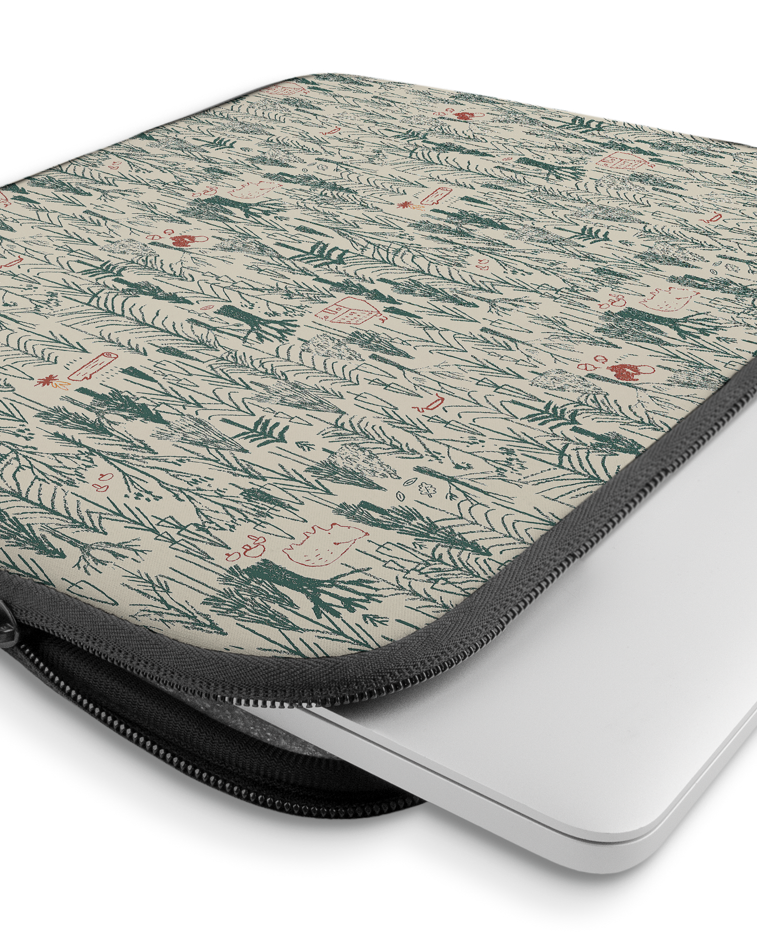 Wonder Forest Laptophülle 15 Zoll mit Gerät im Inneren