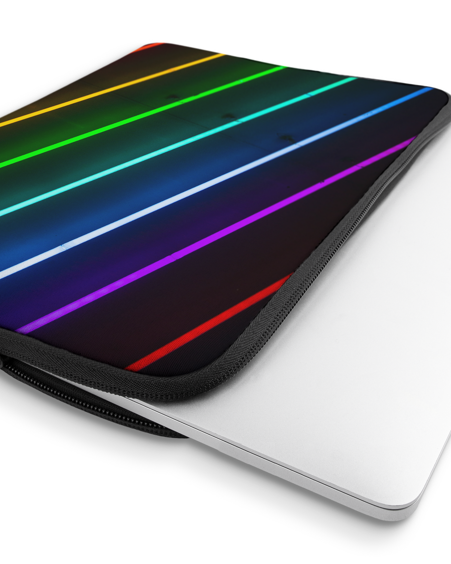 LGBTQ Laptophülle 16 Zoll mit Gerät im Inneren