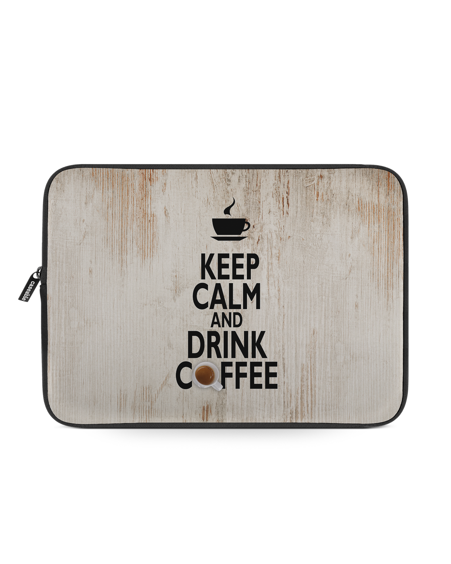 Drink Coffee Laptophülle 13-14 Zoll: Vorderansicht