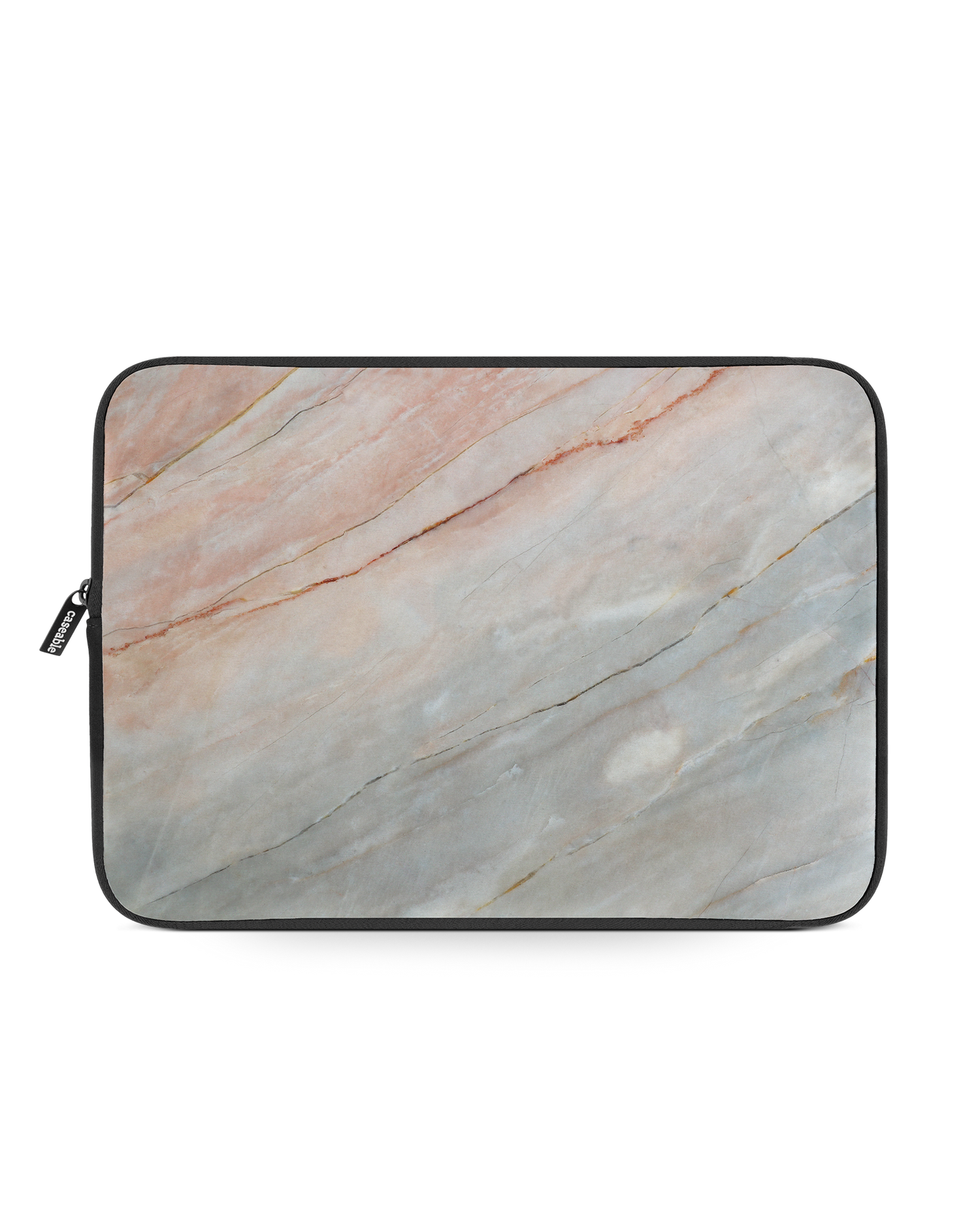 Mother of Pearl Marble Laptophülle 13-14 Zoll: Vorderansicht