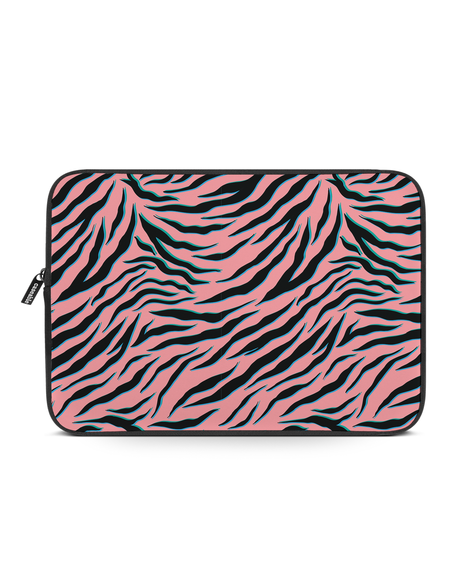 Pink Zebra Laptophülle 15-16 Zoll: Vorderansicht