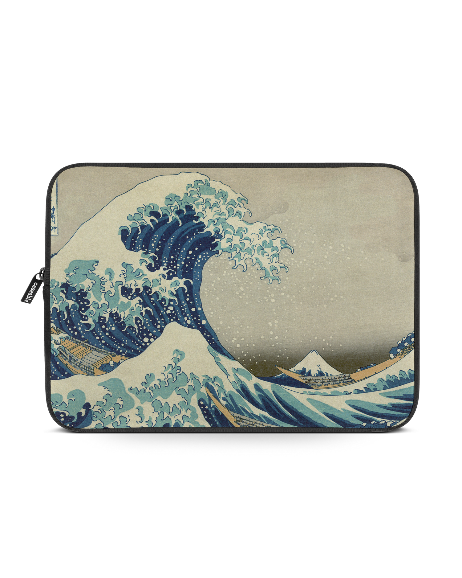 Great Wave Off Kanagawa By Hokusai Laptophülle 14-15 Zoll: Vorderansicht