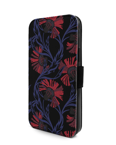 Midnight Floral Handy Klapphülle Apple iPhone 12, Apple iPhone 12 Pro