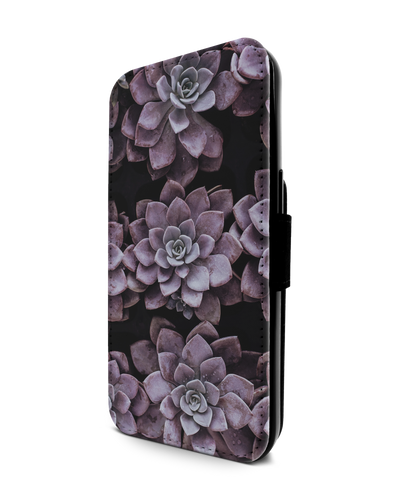Purple Succulents Handy Klapphülle Apple iPhone 13 Pro