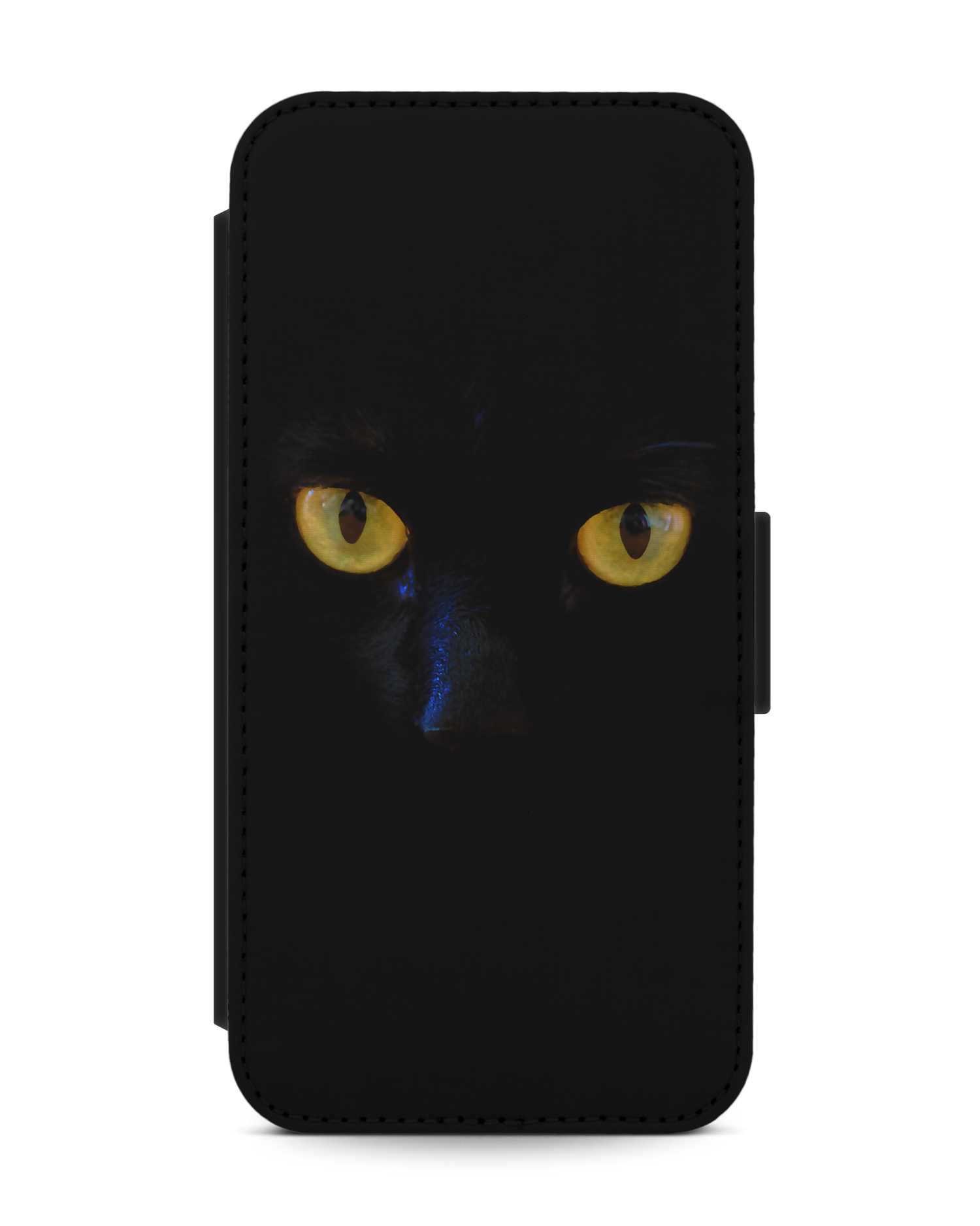 Black Cat Handy Klapphülle Apple iPhone 13 Pro: Vorderansicht