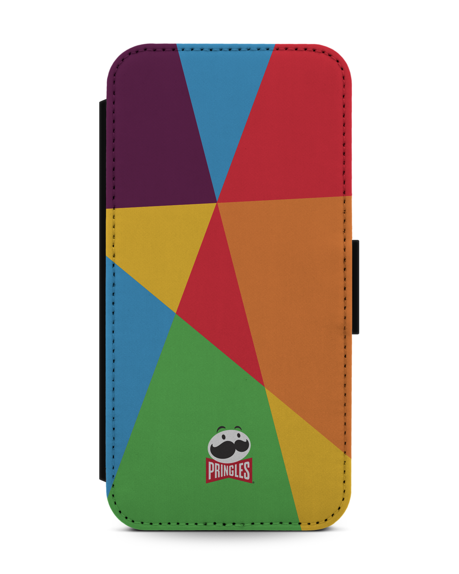 Pringles Abstract Handy Klapphülle Apple iPhone 13 mini: Vorderansicht