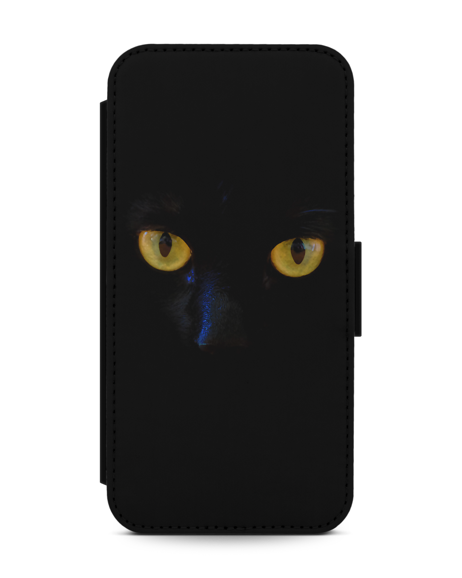 Black Cat Handy Klapphülle Apple iPhone 13 mini: Vorderansicht