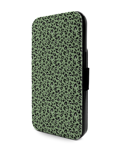 Mint Leopard Handy Klapphülle Apple iPhone 13