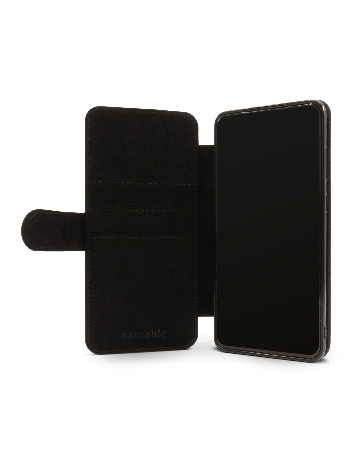 Carbon II Handy Klapphülle Samsung Galaxy S20 Plus geöffnet