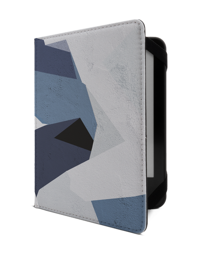 Geometric Camo Blue eBook Reader Hülle XS