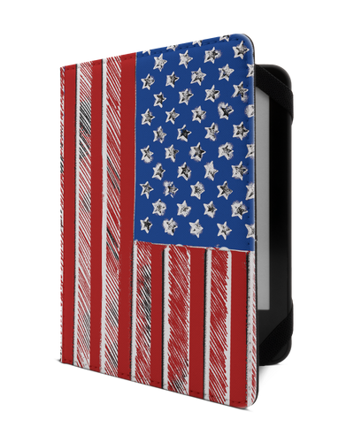 American Flag Color eBook Reader Hülle XS