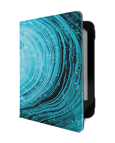 Turquoise Ripples eBook Reader Hülle XS