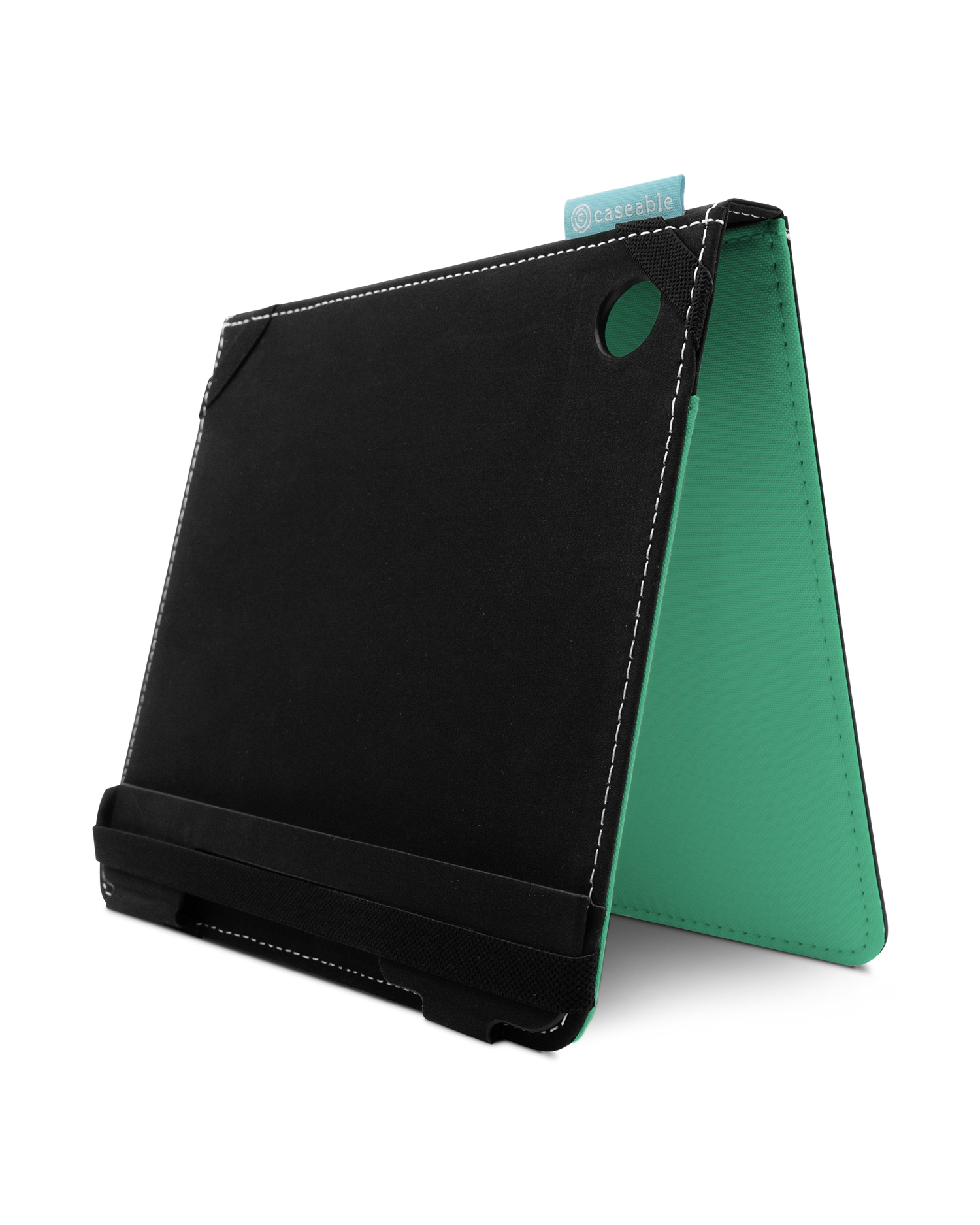 ISG Neon Green eBook-Reader Hülle für tolino epos 3: Aufgestellt im Querformat