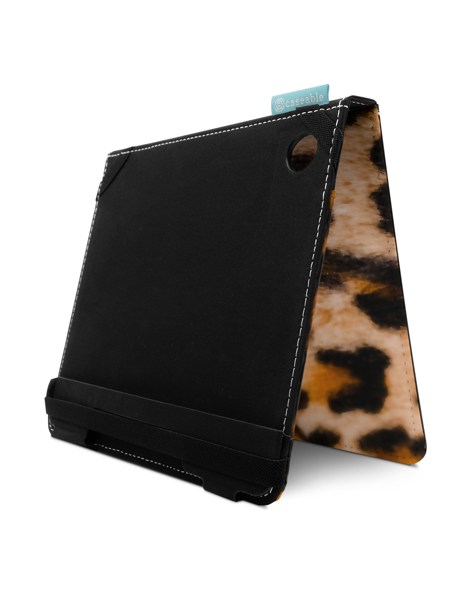 Leopard Pattern eBook-Reader Hülle für tolino epos 3: Aufgestellt im Querformat