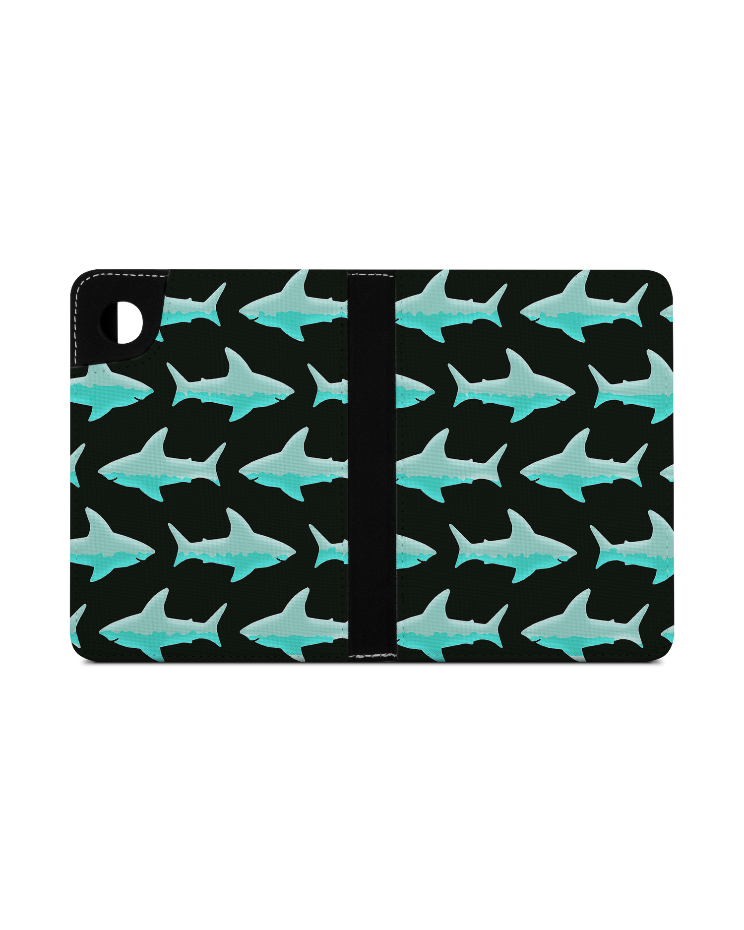 Neon Sharks eBook-Reader Hülle für tolino shine 4: Geöffnet Außenansicht