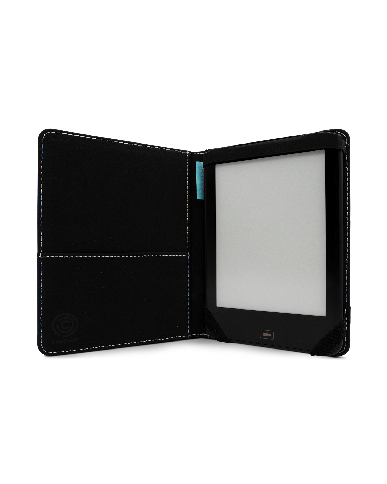 Geometric Camo Blue eBook Reader Hülle für tolino vision 1 bis 4 HD: Geöffnet Innenansicht