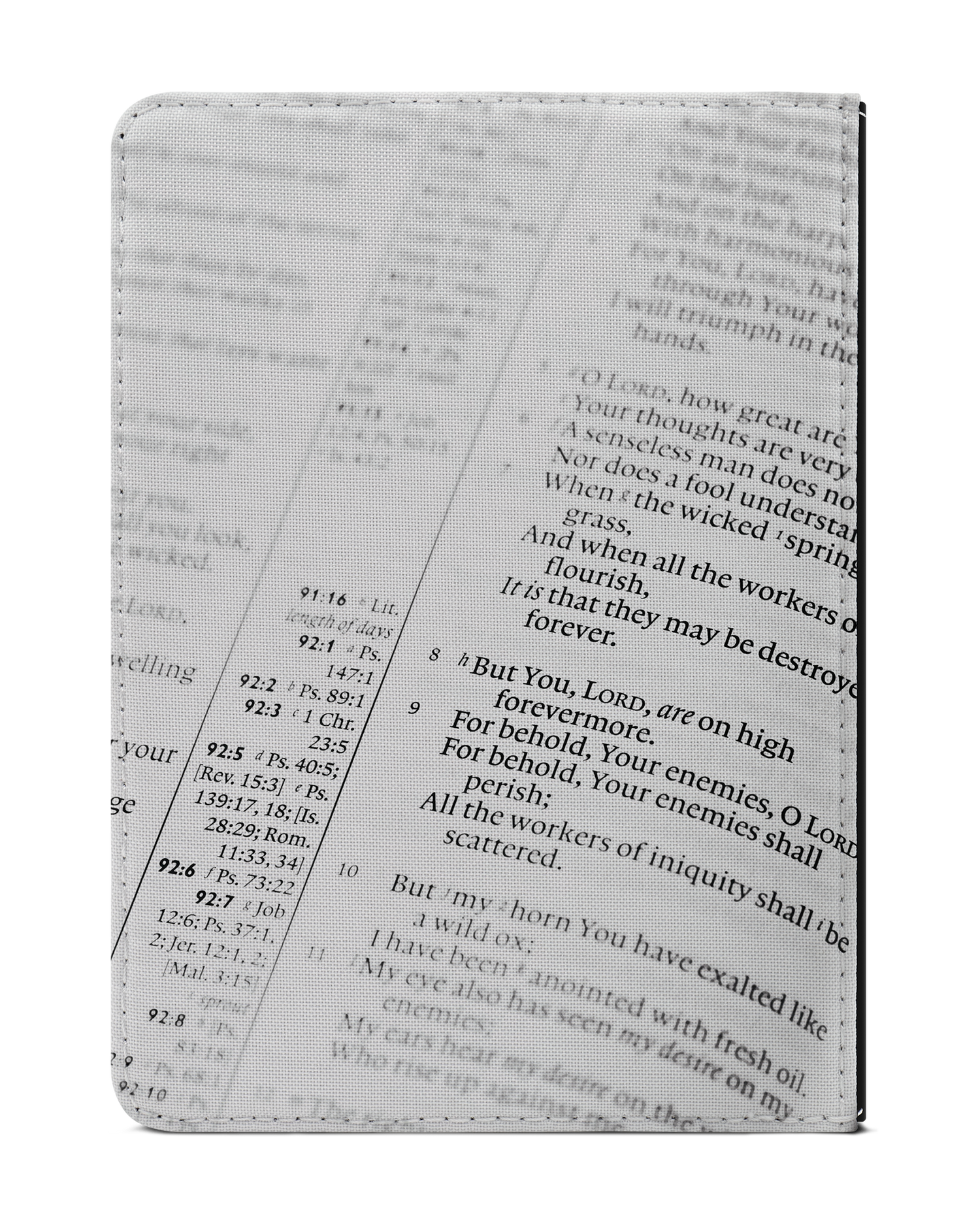Bible Verse eBook Reader Hülle für tolino vision 1 bis 4 HD: Rückseite