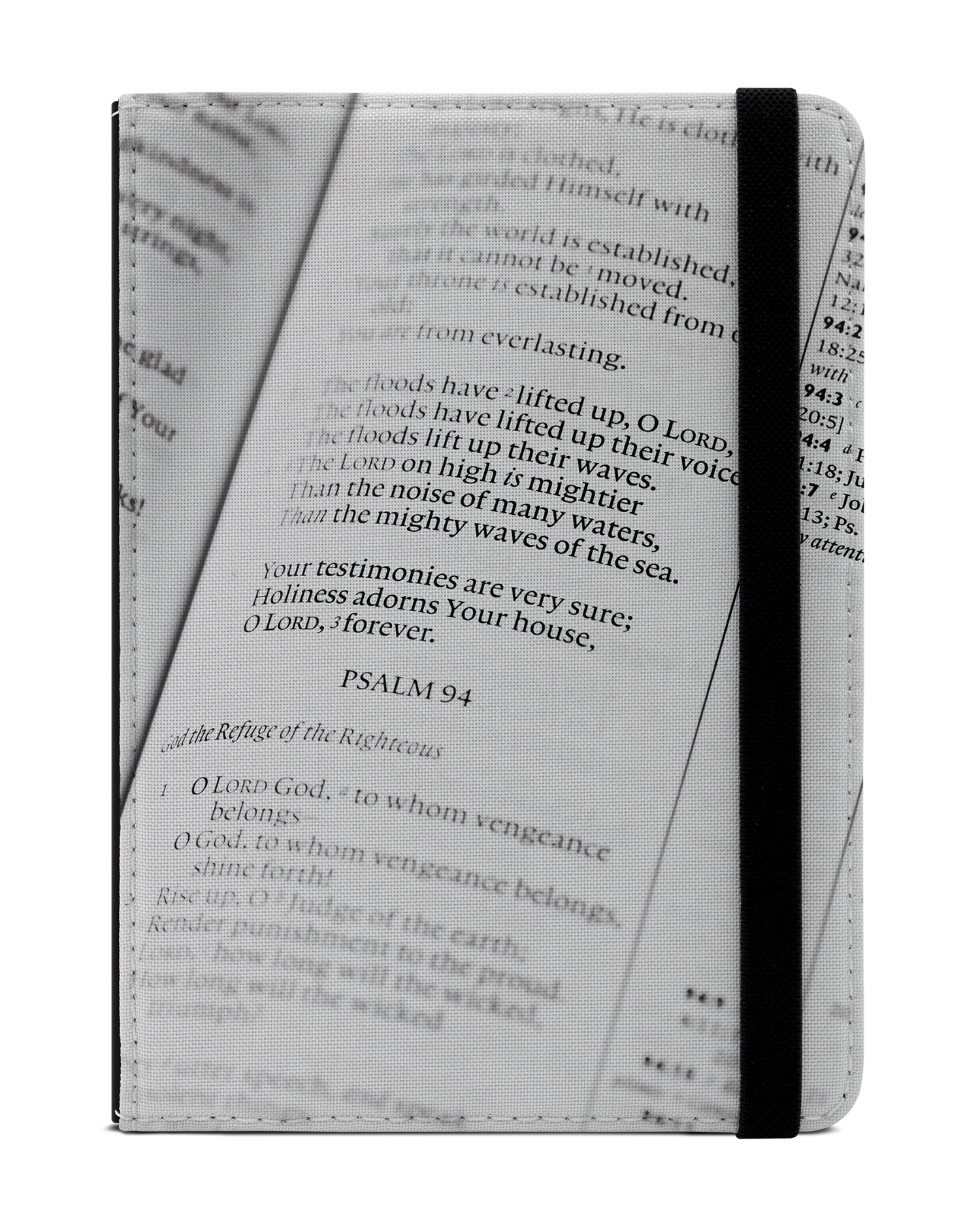 Bible Verse eBook Reader Hülle für tolino vision 1 bis 4 HD: Frontansicht