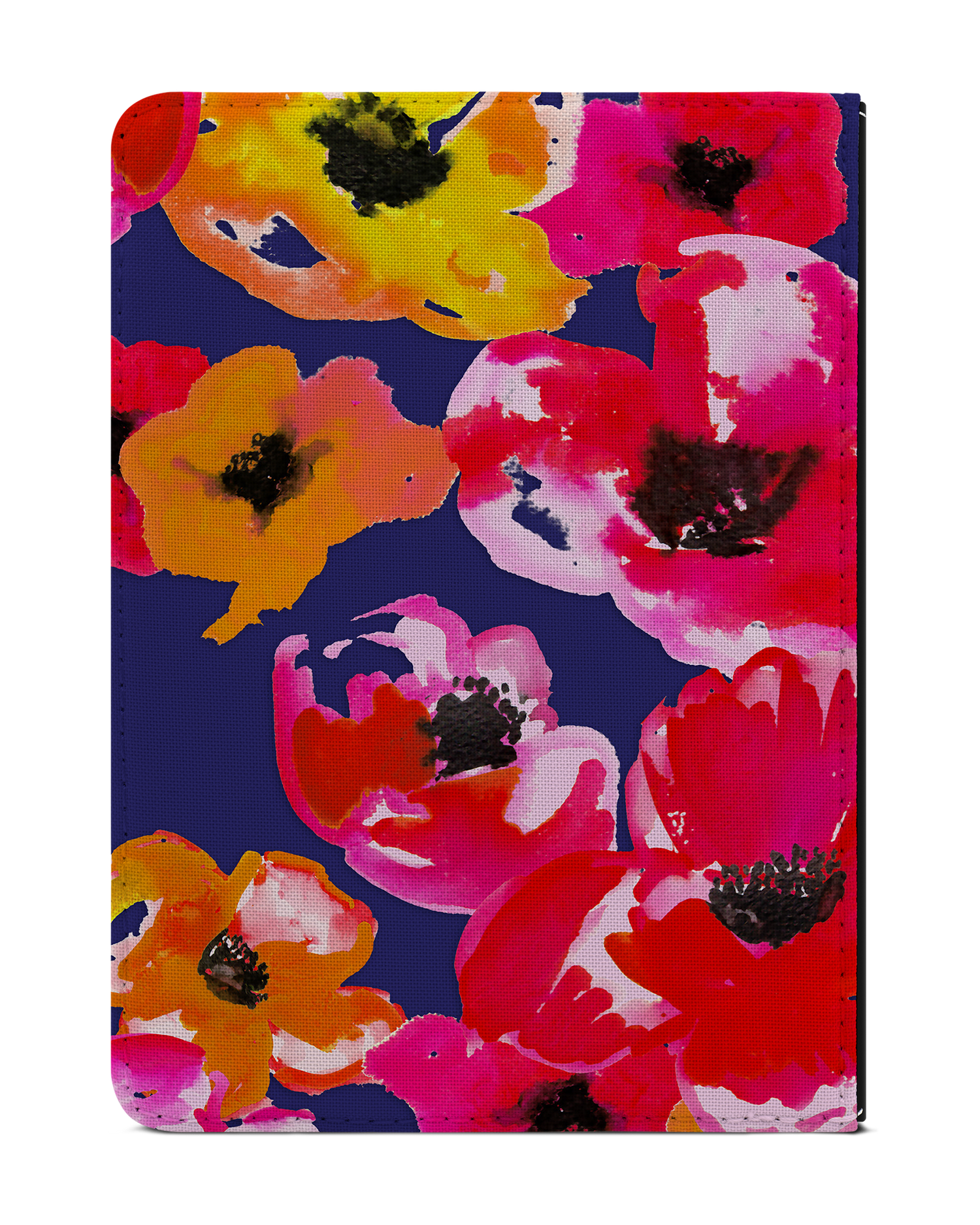Painted Poppies eBook Reader Hülle für tolino vision 1 bis 4 HD: Rückseite