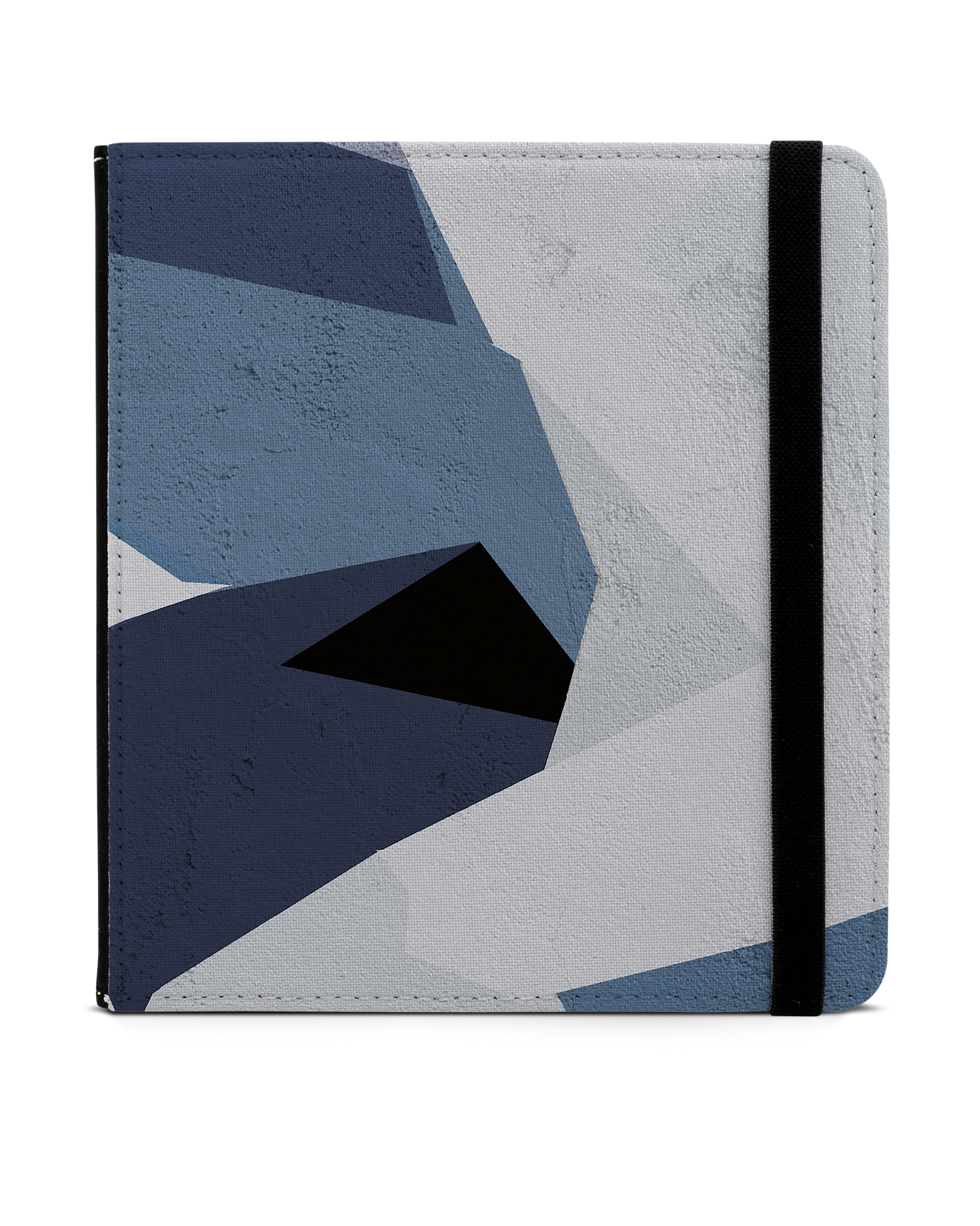 Geometric Camo Blue eBook Reader Hülle für tolino vision 6: Frontansicht