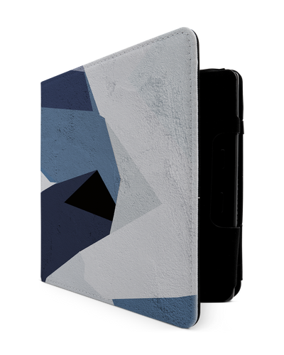 Geometric Camo Blue eBook Reader Hülle für tolino vision 6