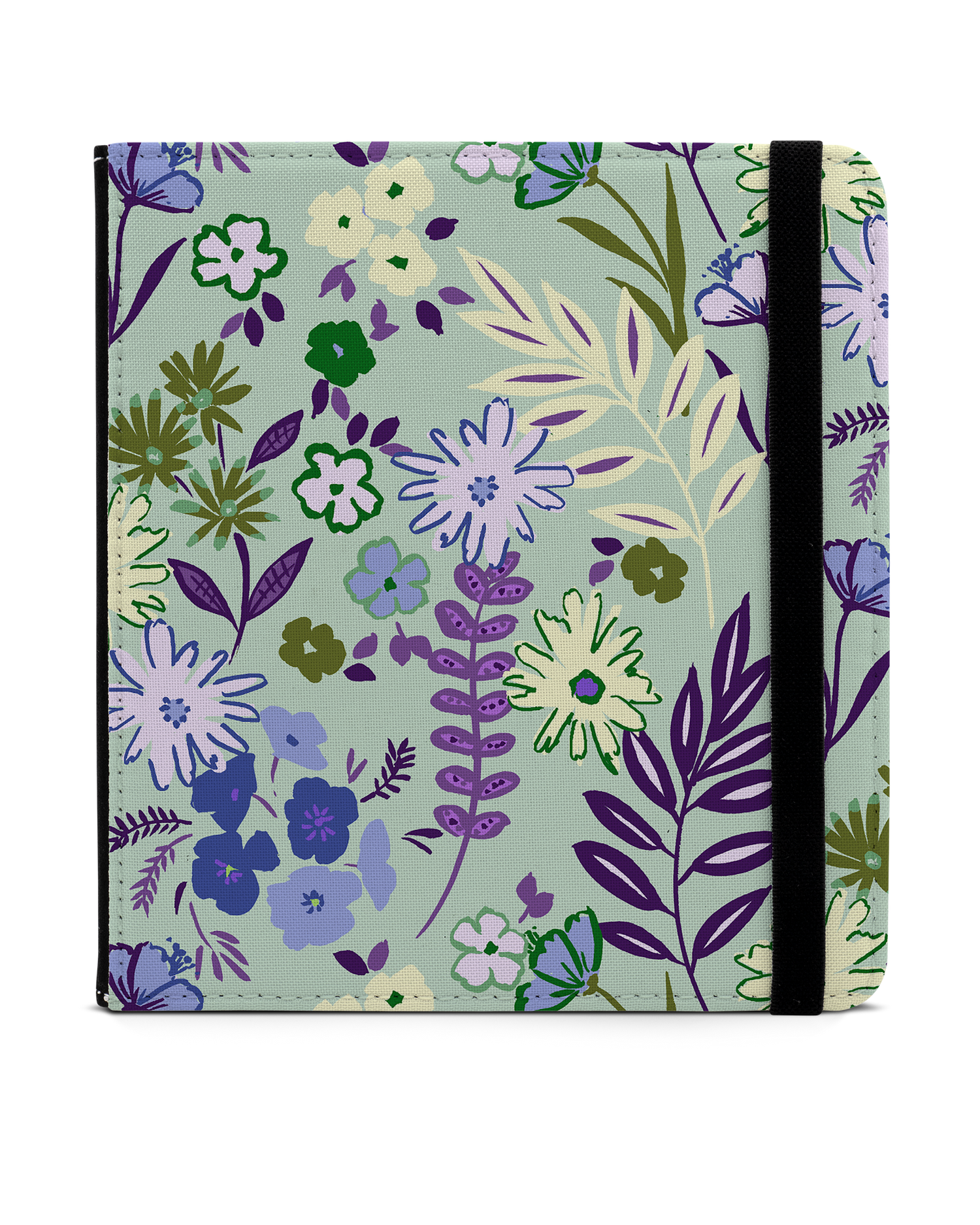 Pretty Purple Flowers eBook Reader Hülle für tolino vision 6: Frontansicht