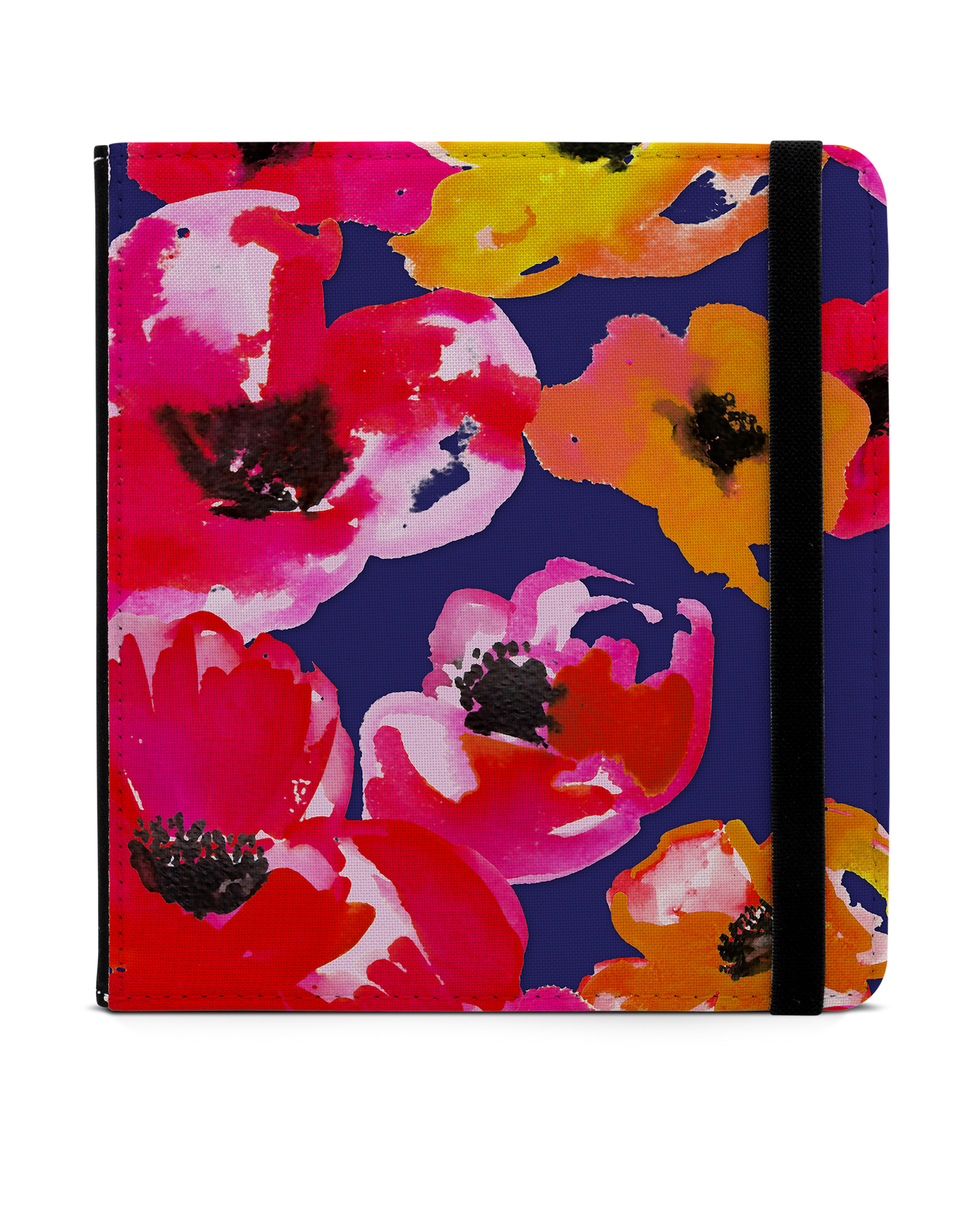 Painted Poppies eBook Reader Hülle für tolino vision 6: Frontansicht