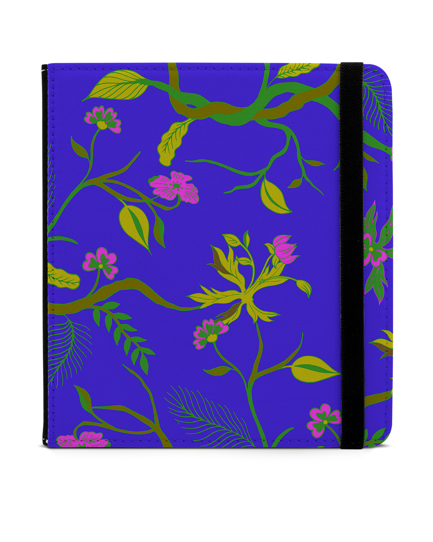 Ultra Violet Floral eBook Reader Hülle für tolino vision 6: Frontansicht