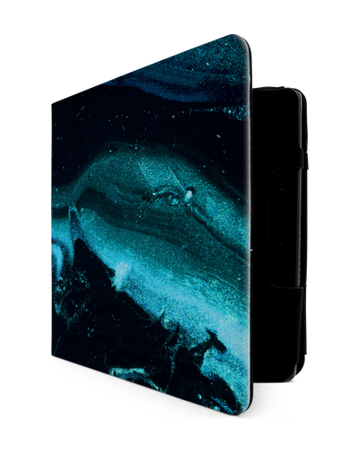 Deep Turquoise Sparkle eBook Reader Hülle für tolino vision 6
