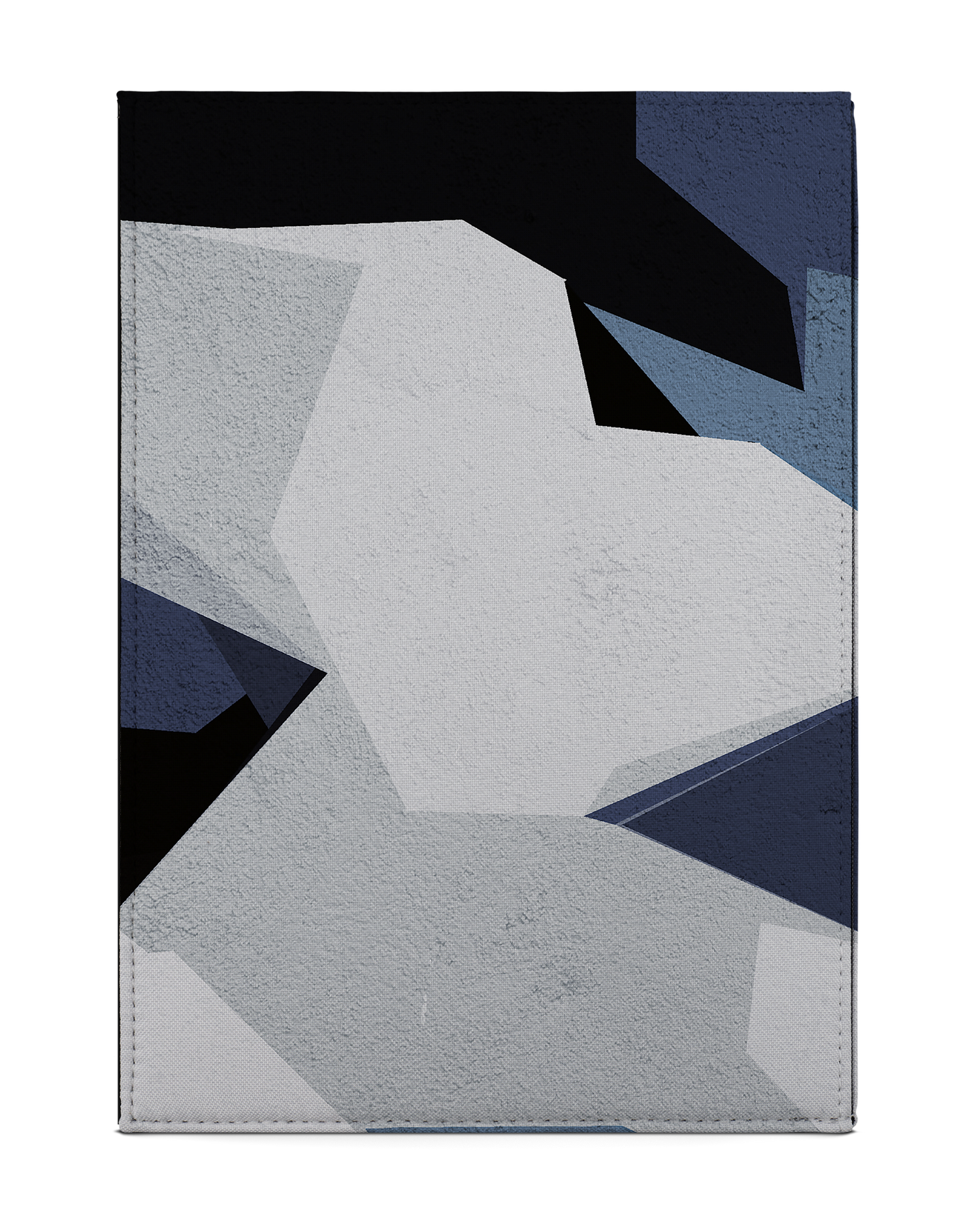 Geometric Camo Blue Tablet Hülle M: Rückseite