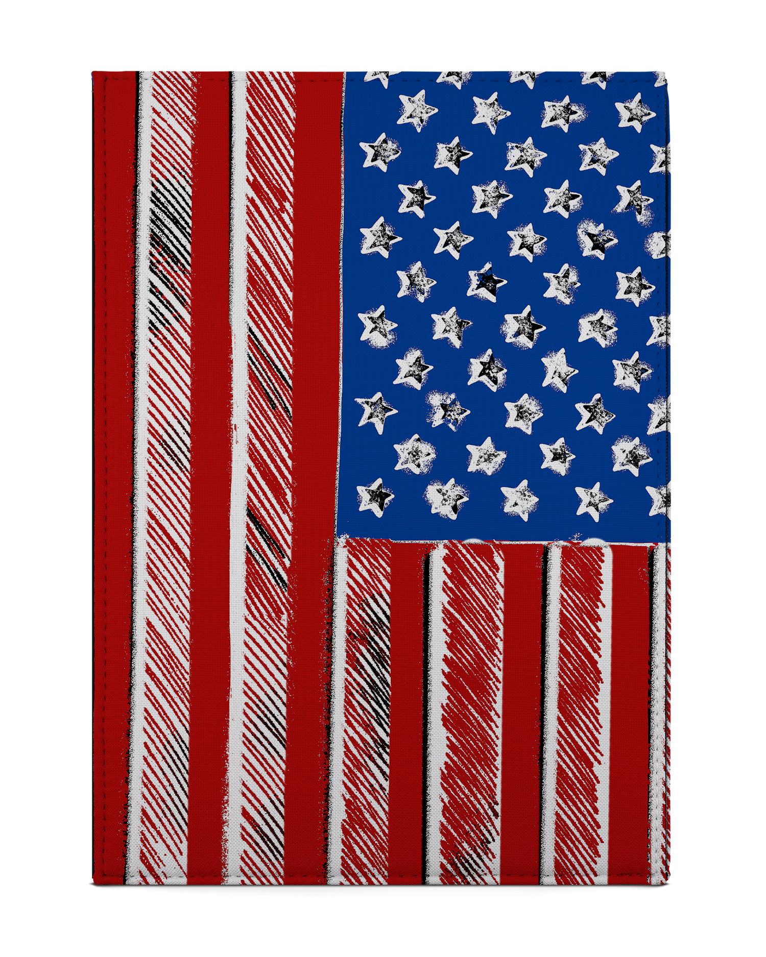American Flag Color Tablet Hülle M: Rückseite