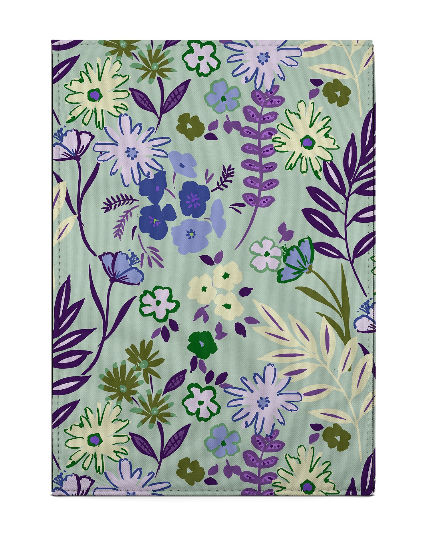 Pretty Purple Flowers Tablet Hülle M: Rückseite
