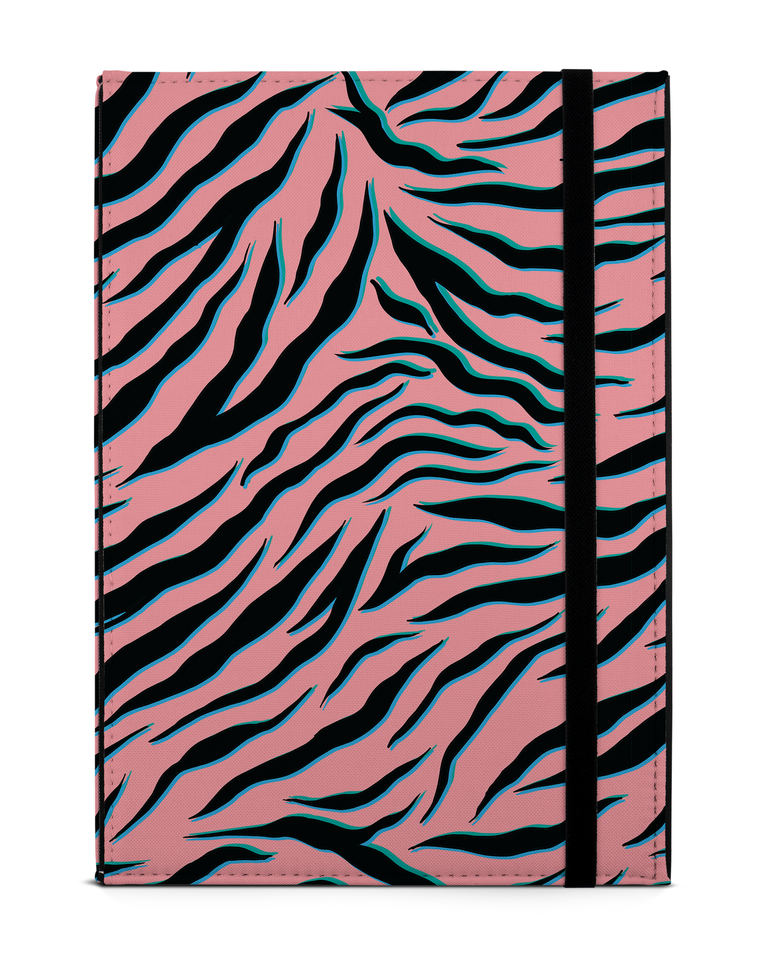 Pink Zebra Tablet Hülle M: Frontansicht