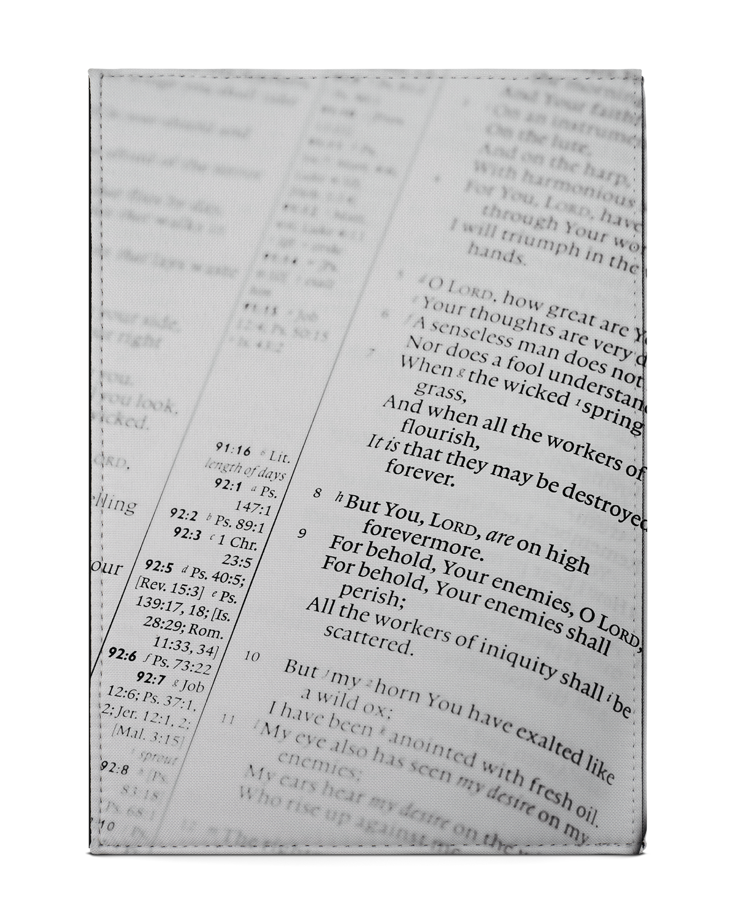 Bible Verse Tablet Hülle M: Rückseite