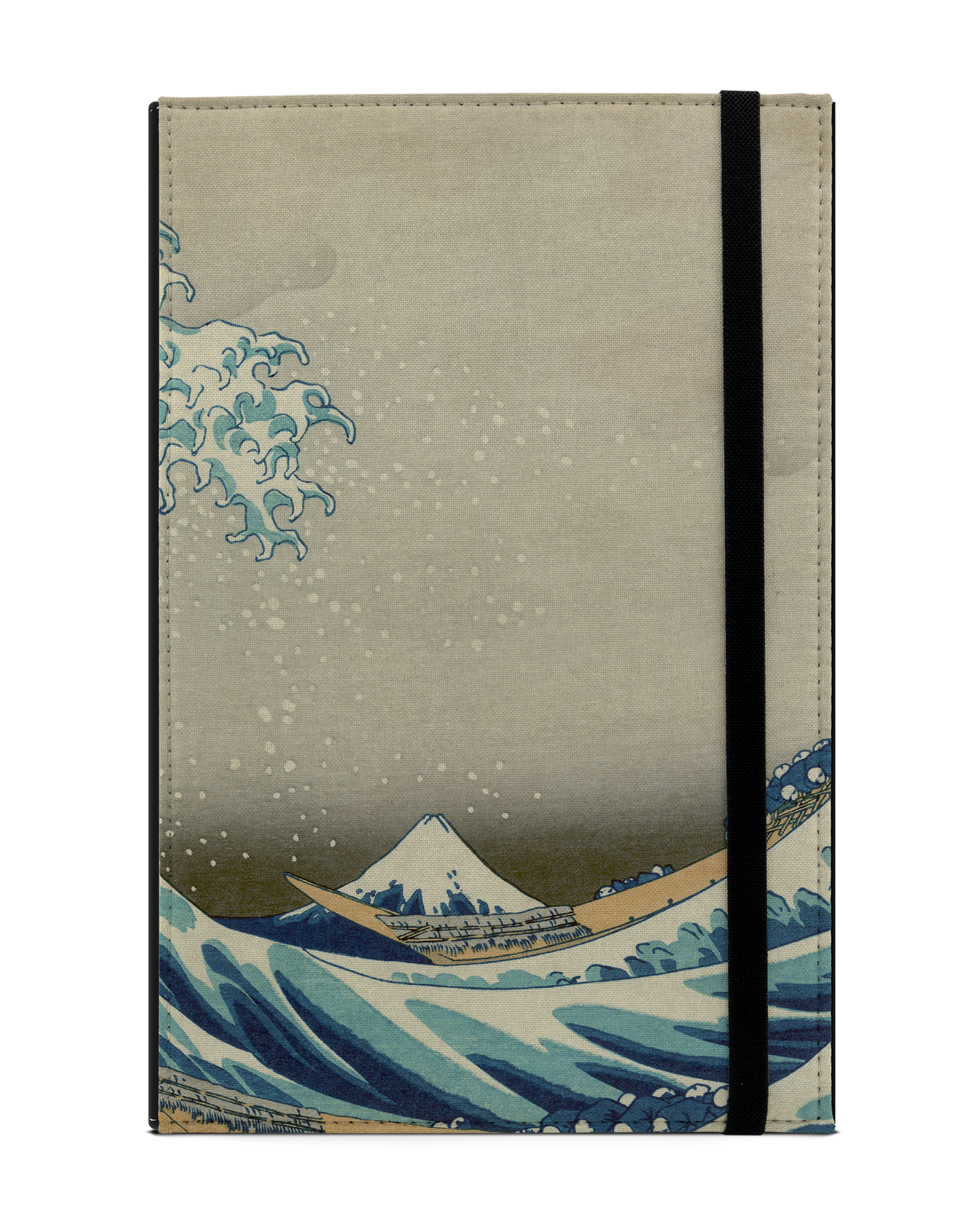 Great Wave Off Kanagawa By Hokusai Tablet Hülle L: Frontansicht