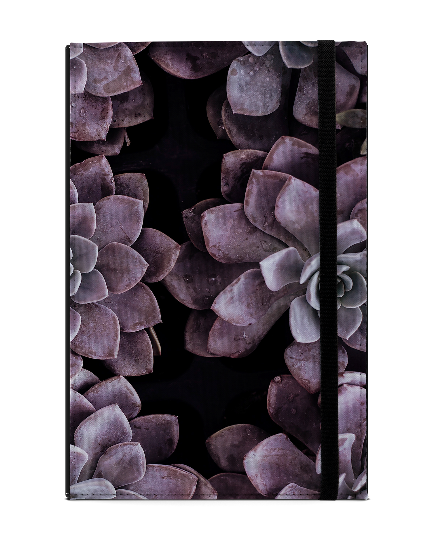 Purple Succulents Tablet Hülle L: Frontansicht