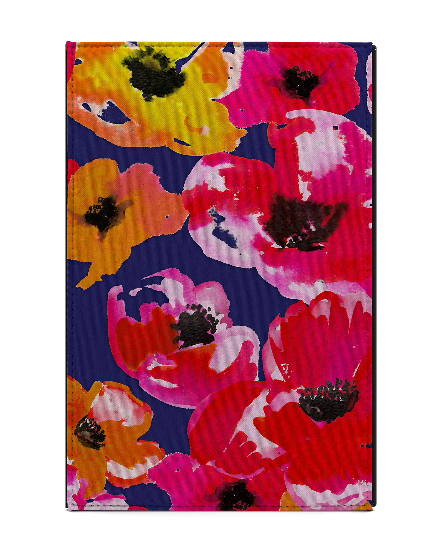 Painted Poppies Tablet Hülle L: Rückseite