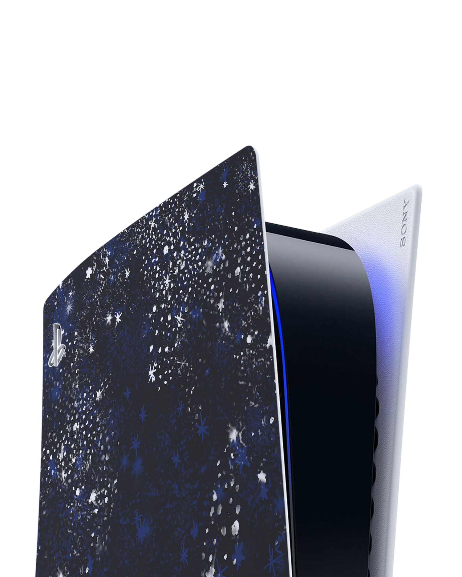 Starry Night Sky Konsolen Aufkleber für Sony PlayStation 5 Digital Edition: Detailansicht