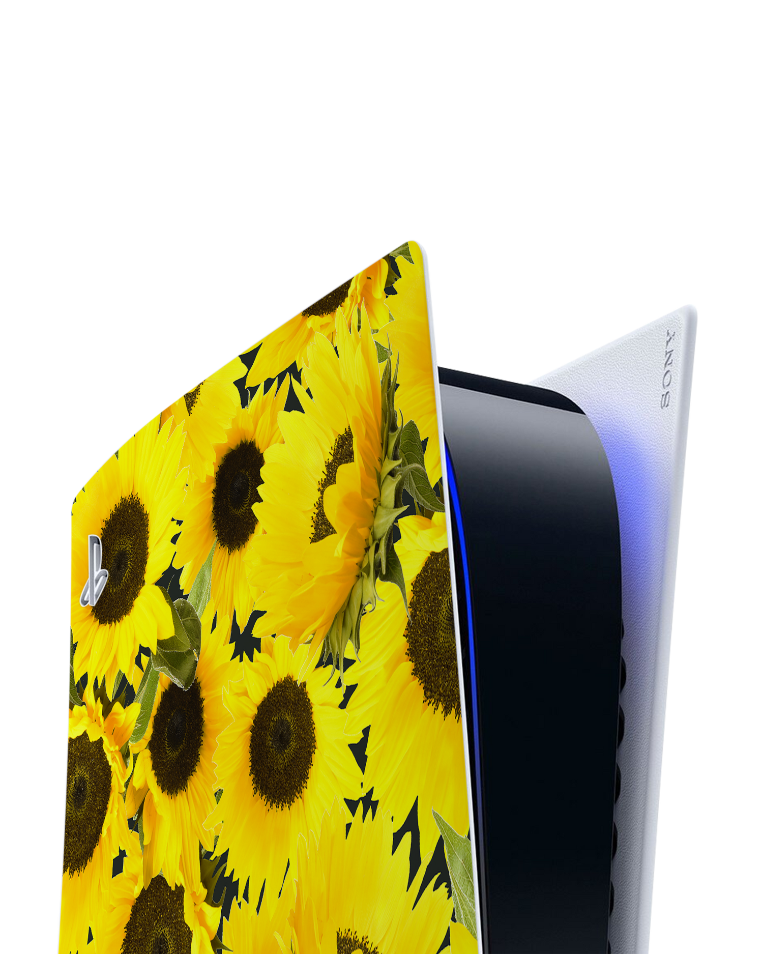 Sunflowers Konsolen Aufkleber für Sony PlayStation 5 Digital Edition: Detailansicht